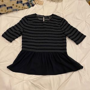 Club Monaco Peplum Top (M)
